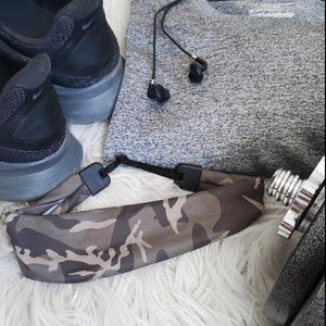 Xflex Men's Olive Green Camo Adjustable & Stretchy Workout Headband by Hipsy